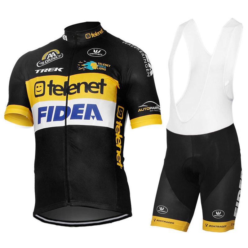 Abbigliamento Telenet Fidea Lions 2017 Manica Corta e Pantaloncino Con Bretelle nero - Clicca l'immagine per chiudere